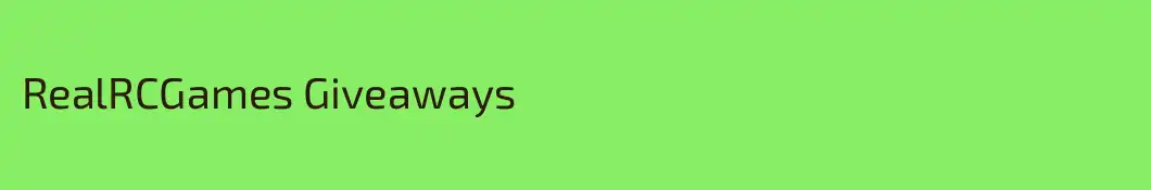 RealRCGames Giveaways